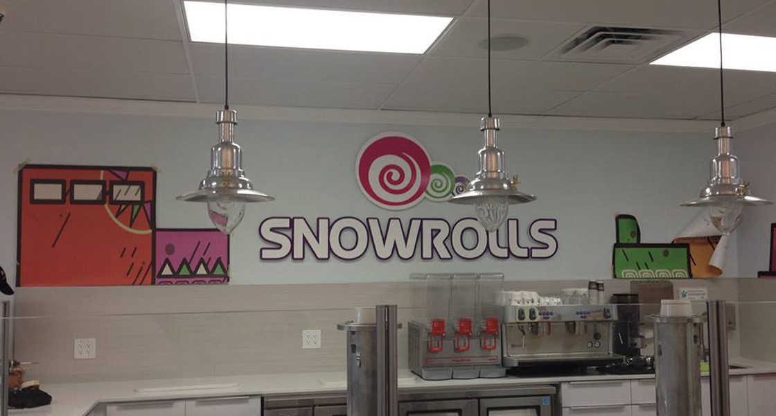Indoor Sign installation