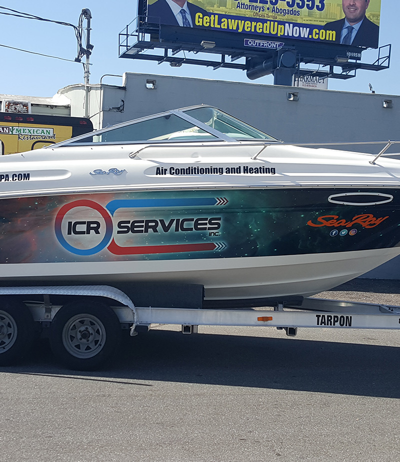 Marina Wrap Installation